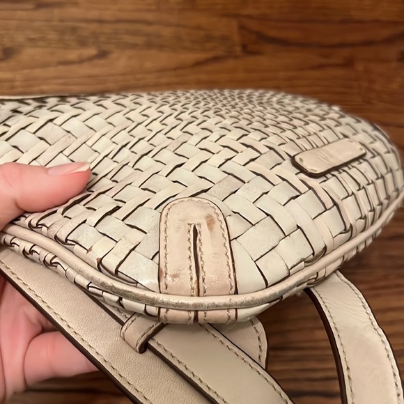 Cole Haan Woven Leather Crossbody Bag - Picture 6 of 6
